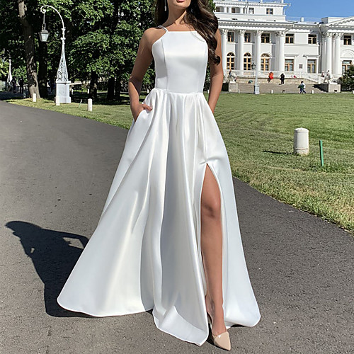 

2021 summer foreign trade new style european and american women's clothing wish aliexpress dress sleeveless suspender halter dress