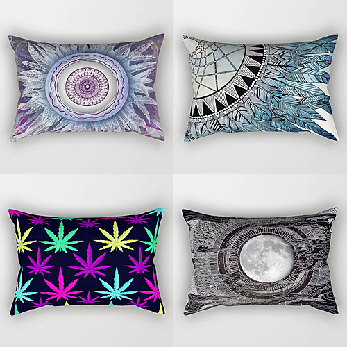 

Boho Double Side Cushion Cover 1PC Soft Decorative Square Throw Pillow Cover Cushion Case Pillowcase for Bedroom Livingroom Superior Quality Machine Washable Outdoor Cushion for Sofa Couch Bed Chair