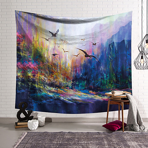 

Wall Tapestry Art Decor Blanket Curtain Hanging Home Bedroom Living Room Decoration Polyester