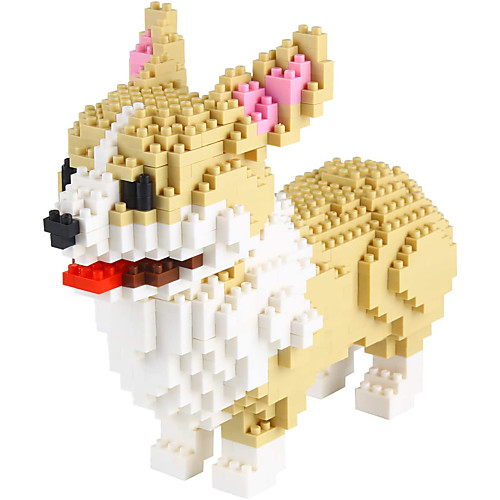 

Mini Dog Building Blocks Pet Building Toy Bricks,950 Pieces KLJM-02 (Welsh Corgi)