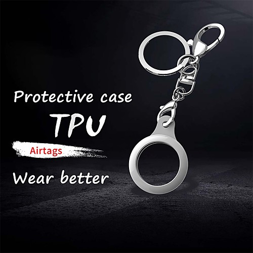 

Protective Sleeve For Apple Airtags Tracker TPU Protective Cover Anti-Lost Anti-Scratch Soft Shell For Location Tracker Smart Accessoires