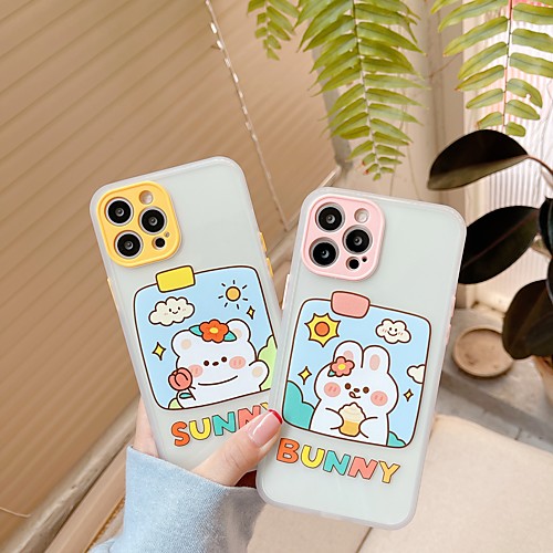 

Phone Case For Apple Back Cover iPhone 12 Pro Max 11 SE 2020 X XR XS Max 8 7 Shockproof Dustproof Cartoon Animal TPU