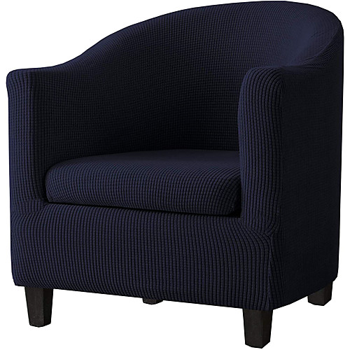 

Club Chair Slipcover Stretch Armchair Cover Sofa Cover Furniture Protector with Cushion Cover for Living Room Arm Chair Cover Jacquard Spandex