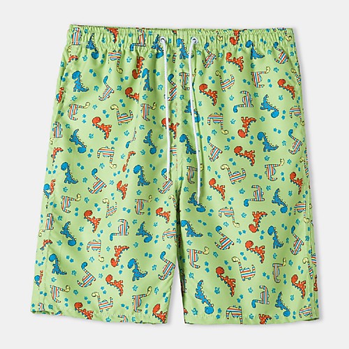 

Men's Casual Daily Holiday Shorts Pants Graphic Short Light Green