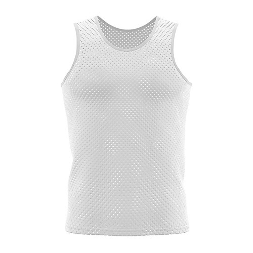 

21Grams Women's Sleeveless Cycling Vest Summer Spandex White Solid Color Bike Top Mountain Bike MTB Road Bike Cycling Sports Clothing Apparel / Stretchy / Athleisure