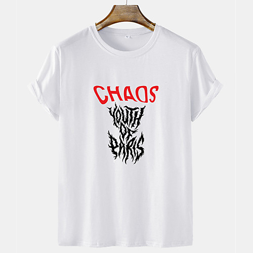 

Men's Unisex Tee T shirt Hot Stamping Graphic Prints Letter Short Sleeve Casual Tops 100% Cotton Basic Fashion Designer Comfortable White Black Gray
