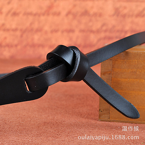 

Women's Waist Belt Party Daily Dress Black White Belt Solid Color / Red / Blue