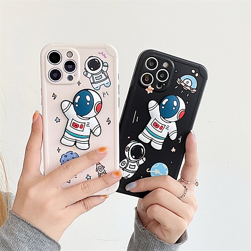 

Phone Case For Apple Back Cover iPhone 12 Pro Max 11 SE 2020 X XR XS Max 8 7 Shockproof Dustproof Cartoon Geometric Pattern TPU