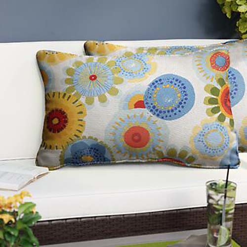 

Retro Flower Double Side Cushion Cover 1PC Soft Decorative Square Pillowcase for Sofa bedroom Car Chair Superior Quality Outdoor Cushion Patio Throw Pillow Covers for Garden Farmhouse Bench Couch