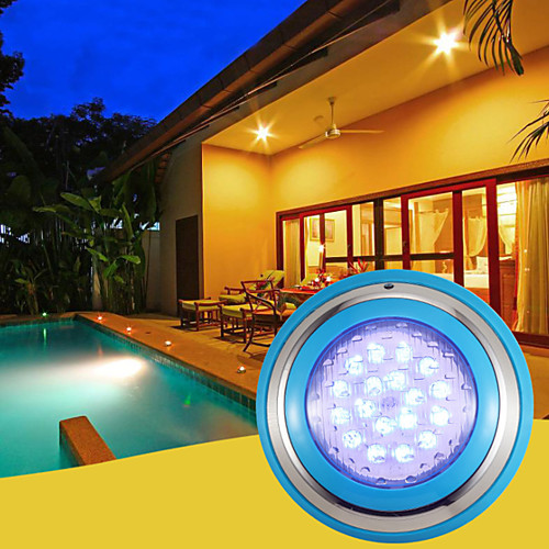 

Underwater Lights Submersible Lamp 18W 36W 54W Waterproof Warm White RGB White 12V Outdoor Lighting Swimming Pool Courtyard 72-90-108 LED Beads