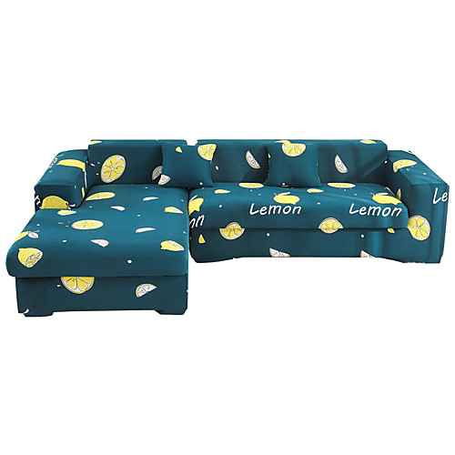 

Print Dustproof Stretch Slipcovers Stretch Sofa Cover Super Soft Fabric Couch Cover Fit For 1 to 4 Cushion Couch And L Shape Sofa (You will Get 1 Throw Pillow Case as free Gift)