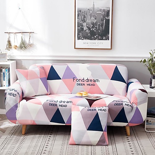 

2021 New Stylish Simplicity Print Sofa Cover Stretch Couch Slipcover Super Soft Fabric Retro Hot Sale Couch Cover