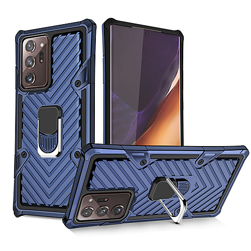 

Phone Case For Samsung Galaxy Back Cover S21 S21 Plus S21 Ultra Galaxy A42 Galaxy A32 5G Galaxy A12 Galaxy A02s Galaxy A91 / M80S A51 A71 Shockproof Dustproof Ring Holder Solid Colored TPU