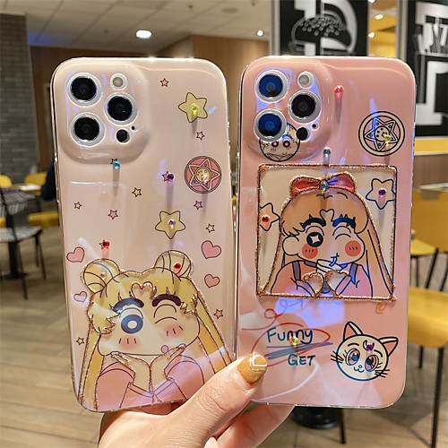 

Phone Case For Apple Back Cover iPhone 12 Pro Max 11 SE 2020 X XR XS Max 8 7 Shockproof Dustproof Pattern Cartoon TPU