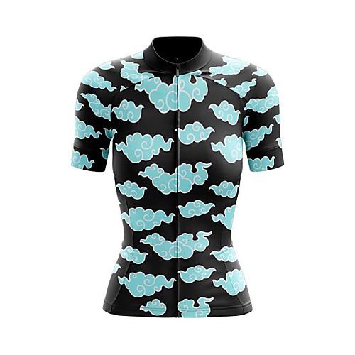 

21Grams Women's Short Sleeve Cycling Jersey Summer Spandex Polyester Black Bike Jersey Top Mountain Bike MTB Road Bike Cycling Quick Dry Moisture Wicking Breathable Sports Clothing Apparel / Stretchy