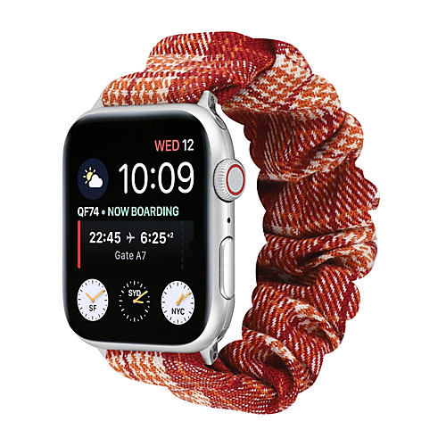 

Smart Watch Band for Apple iWatch 1 pcs Printed Bracelet Canvas Replacement Wrist Strap for Apple Watch Series SE / 6/5/4/3/2/1