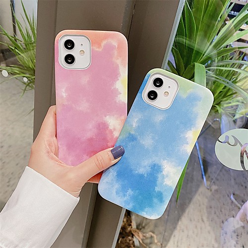 

Phone Case For Apple Back Cover iPhone 12 Pro Max 11 SE 2020 X XR XS Max 8 7 Shockproof Dustproof Color Gradient TPU