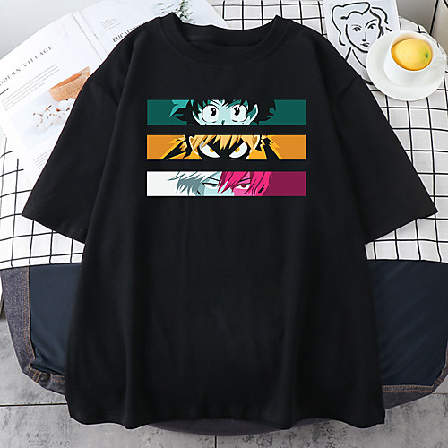 

Inspired by My Hero Academia / Boku No Hero Cosplay Cosplay Costume T-shirt Polyester / Cotton Blend Print T-shirt For Women's / Men's
