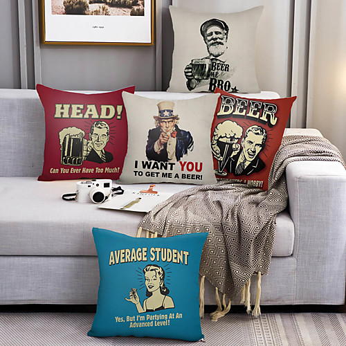 

Double Side Cushion Cover 5PC Soft Decorative Square Throw Pillow Cover Cushion Case Pillowcase for Sofa Bedroom Superior Quality Machine Washable