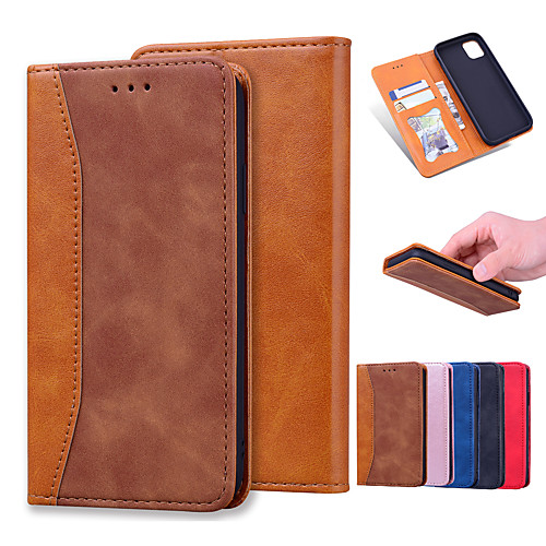 

Luxury PU Leather Wallet Case for Huawei P40 Pro P40 Pro P30 Pro Mate 40 Pro Mate 30 Pro Magnetic Clasp Card Slots Full Body Flip Cover For Huawei nova 5 P Smart Z Honor 10X Honor 8S