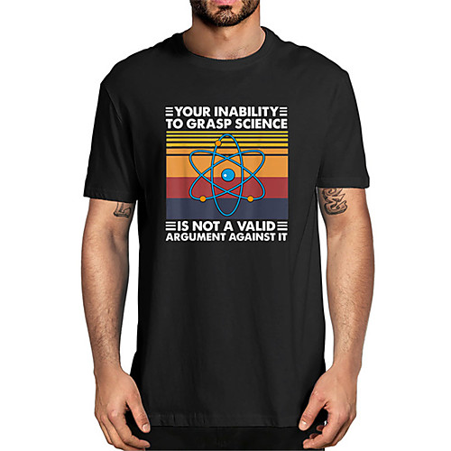 

Men's Unisex Tee T shirt Shirt Hot Stamping Graphic Prints Letter Plus Size Print Short Sleeve Casual Tops Cotton Basic Fashion Designer Big and Tall Round Neck White Wine Black / Summer