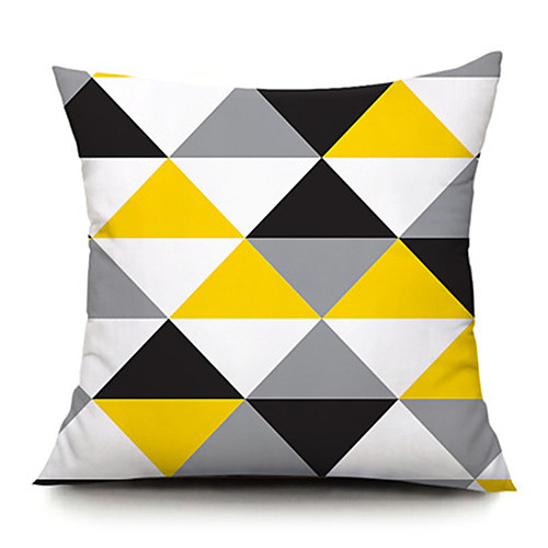 

Double Side Cushion Cover 1PC Soft Geometric Decorative Square Pillowcase for Sofa bedroom Car Chair Superior Quality Outdoor Cushion for Patio Garden Farmhouse Bench Couch