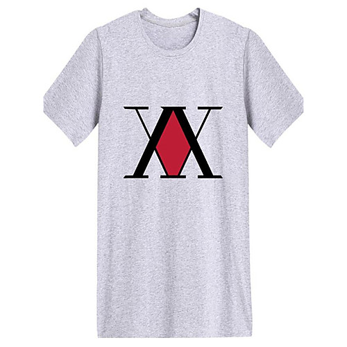 

Men's Unisex Tee T shirt Hot Stamping Graphic Prints Letter Plus Size Print Short Sleeve Casual Tops Cotton Basic Fashion Designer Big and Tall White Black Light gray