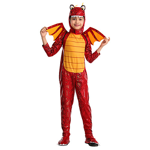 

More Costumes Kid's Boys' One Piece Halloween Halloween Halloween Carnival Children's Day Festival / Holiday Terylene Red Easy Carnival Costumes Lolita / Leotard / Onesie / Wings / Hat