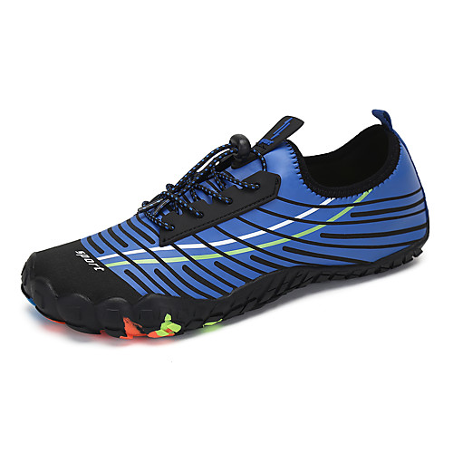 

Men's Unisex Trainers Athletic Shoes Sporty Athletic Water Shoes PU Elastic Fabric Non-slipping Blue Black Summer