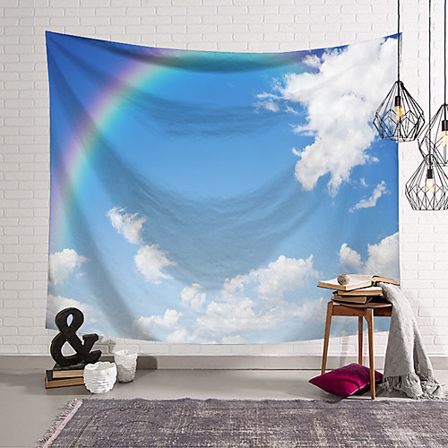 

Rainbow Wall Tapestry Art Decor Blanket Curtain Hanging Home Bedroom Living Room Decoration Polyester
