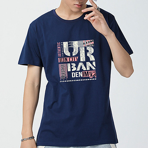 

Men's Unisex Tee T shirt Hot Stamping Graphic Prints Letter Plus Size Short Sleeve Casual Tops 100% Cotton Basic Vintage Designer Big and Tall White Black Red
