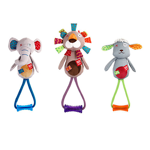 

Plush Toy Interactive Toy Dog Toy Dog Play Toy Sqeauking Toy Dog Pet Friendly Pet Exercise Releasing Pressure Plush Fabric Gift Pet Toy Pet Play
