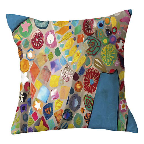 

Double Side Cushion Cover 1PC Soft Decorative Square Pillowcase for Sofa bedroom Car Chair Superior Quality Outdoor Cushion Patio Throw Pillow Covers for Garden Farmhouse Bench Couch