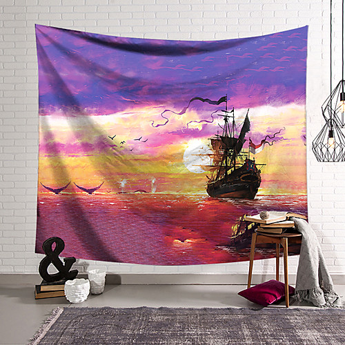 

Wall Tapestry Art Decor Blanket Curtain Hanging Home Bedroom Living Room Decoration Polyester