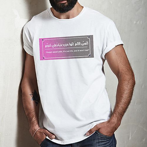 

Men's Unisex Tee T shirt Hot Stamping Graphic Prints Card Plus Size Print Short Sleeve Casual Tops Cotton Basic Fashion Designer Big and Tall White