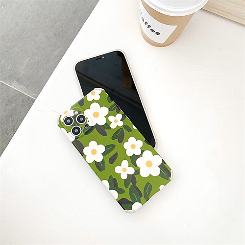 

Phone Case For Apple Back Cover iPhone 12 Pro Max 11 SE 2020 X XR XS Max 8 7 Shockproof Dustproof Flower TPU