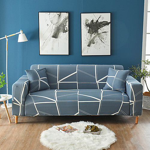 

2021 New Stylish Simplicity Print Sofa Cover Stretch Couch Slipcover Super Soft Fabric Retro Hot Sale Couch Cover