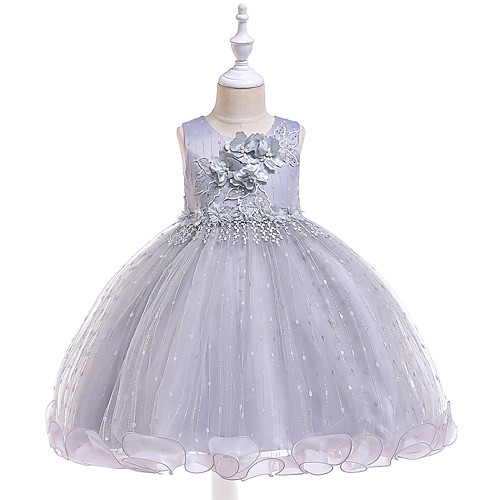 

Princess Dress Party Costume Flower Girl Dress Girls' Movie Cosplay Christmas New Year's Red Green Ink Blue Dress Christmas Halloween Children's Day Polyester / Cotton