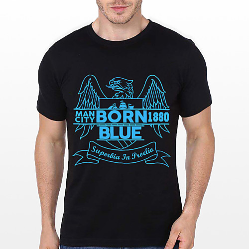 

Men's Unisex Tee T shirt Hot Stamping Graphic Prints Letter Plus Size Print Short Sleeve Casual Tops Cotton Basic Fashion Designer Big and Tall Black