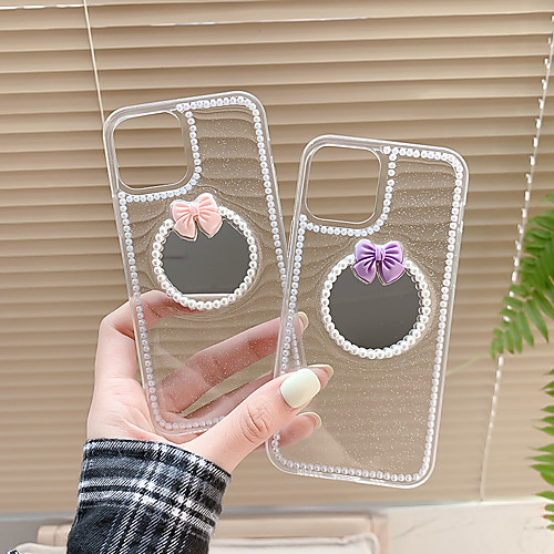 

Phone Case For Apple Back Cover iPhone 12 Pro Max 11 SE 2020 X XR XS Max 8 7 Shockproof Dustproof Transparent Glitter Shine TPU