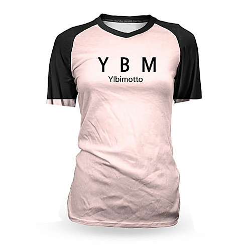 

CAWANFLY Women's Short Sleeve Cycling Jersey Summer Pink Bike Top Mountain Bike MTB Road Bike Cycling Quick Dry Sports Clothing Apparel / Micro-elastic