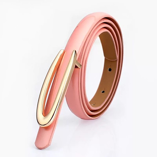 

Women's Waist Belt Daily Outdoor Belt Solid Color