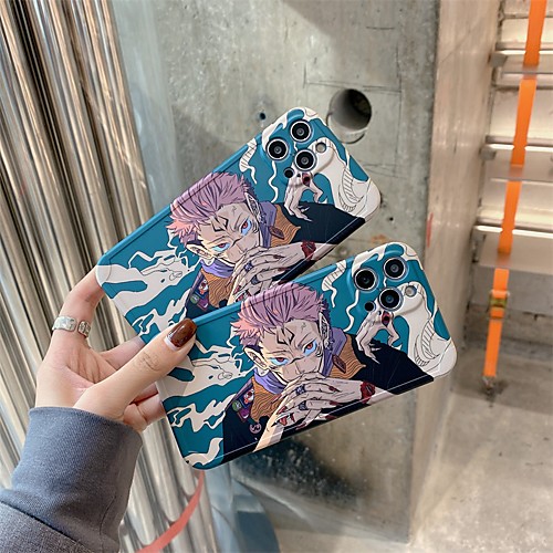 

Jujutsu Kaisen Phone Case For Apple Back Cover iPhone 12 Pro Max 11 SE 2020 X XR XS Max 8 7 Shockproof Dustproof Cartoon TPU