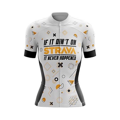 

21Grams Women's Short Sleeve Cycling Jersey Summer Spandex Polyester Yellow Bike Jersey Top Mountain Bike MTB Road Bike Cycling Quick Dry Moisture Wicking Breathable Sports Clothing Apparel