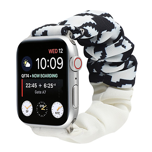

Smart Watch Band for Apple iWatch 1 pcs Printed Bracelet Elastic band Fabric Replacement Wrist Strap for Apple Watch Series SE / 6/5/4/3/2/1