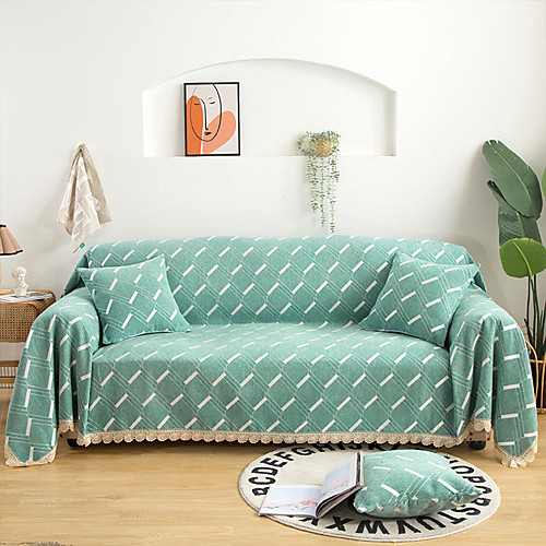 

Sofa Cover Sofa Blanket High Weight Solid Color /Dust-Proof Cover Non-Slip Elegant Stylish /Fit for 1-4 Cushion Couch and L Shape Sofa