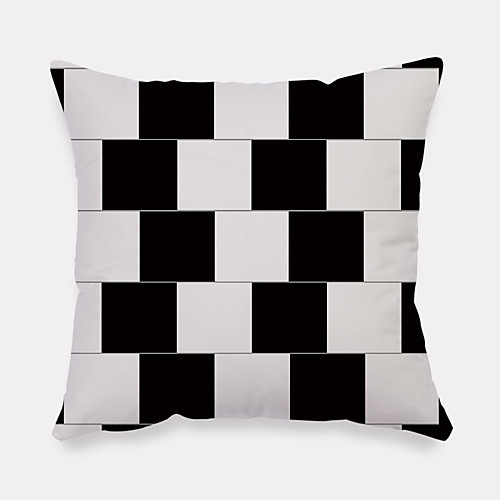 

Double Side Cushion Cover 1PC Soft Decorative Square Pillowcase for Sofa bedroom Car Chair Superior Quality Outdoor Cushion Patio Throw Pillow Covers for Garden Farmhouse Bench Couch