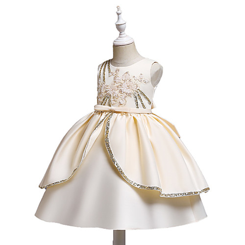 

Princess Cosplay Costume Costume Girls' Movie Cosplay Christmas New Year's Golden Red Pink Dress Christmas Halloween Children's Day Polyester / Cotton