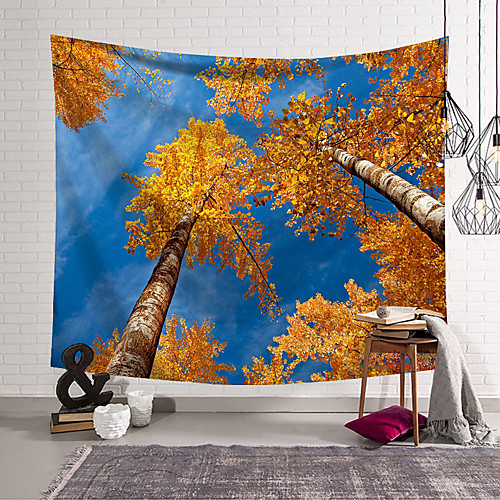 

Tree Forest Wall Tapestry Art Decor Blanket Curtain Hanging Home Bedroom Living Room Decoration Polyester