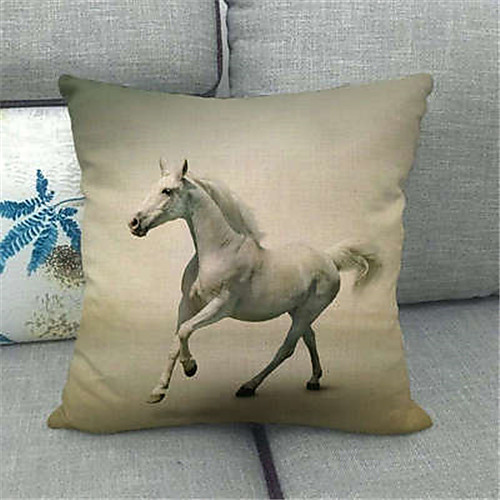 

Double Side Cushion Cover 1PC Faux Linen Soft Decorative Square Throw Pillow Cover Cushion Case Pillowcase for Sofa Bedroom Superior Quality Machine Washable